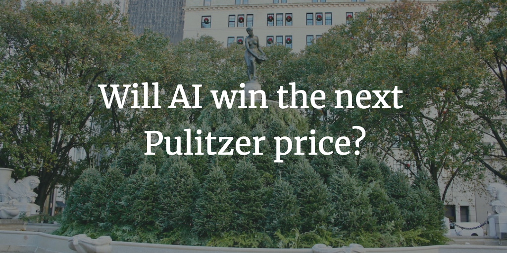 Will AI win the next Pulitzer Prize?